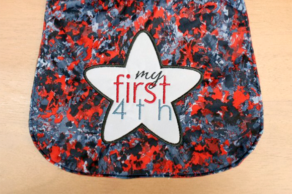 Baby's First 4th of July Applique Review