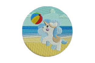 Beach Unicorn: A Joyful, Gift-Ready Embroidery Design