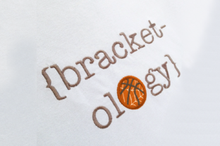 Bracketology March Madness Applique