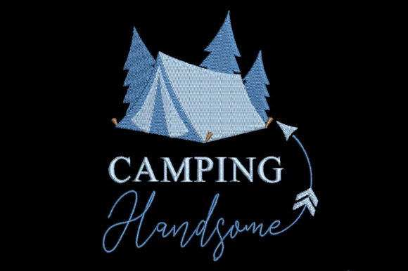 Camping Handsome: A Seasonal Embroidery Gem