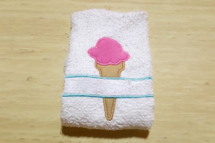 Charming Ice Cream Split Applique for Gifts