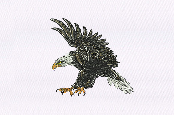Descending Eagle Embroidery Design Review