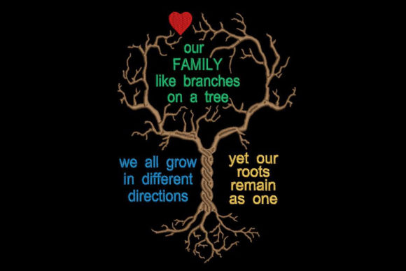 Family Tree and Quote Embroidery Review