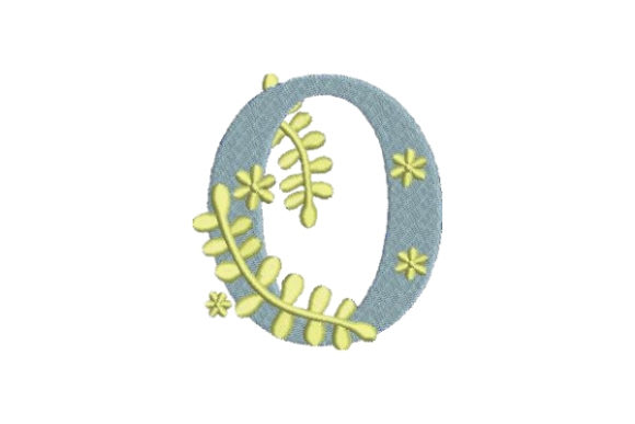 Floral Alphabet O: A Wedding Monogram Worth Stocking