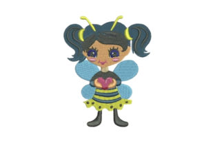 Girly Bee with a Heart Embroidery Review