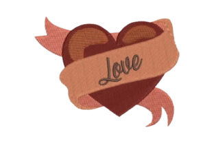 Heart with Ribbon Love Embroidery Review