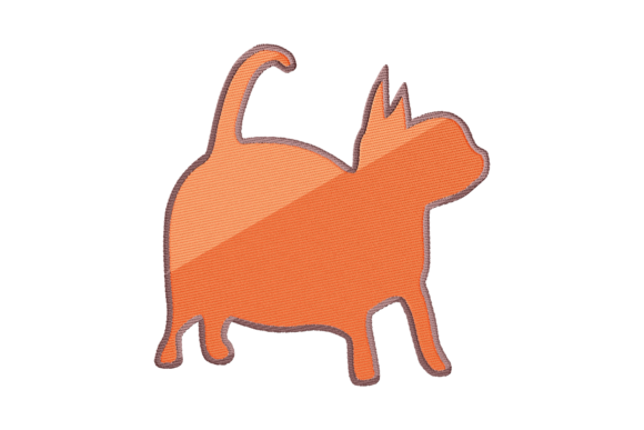 Little Fat Cat Standing