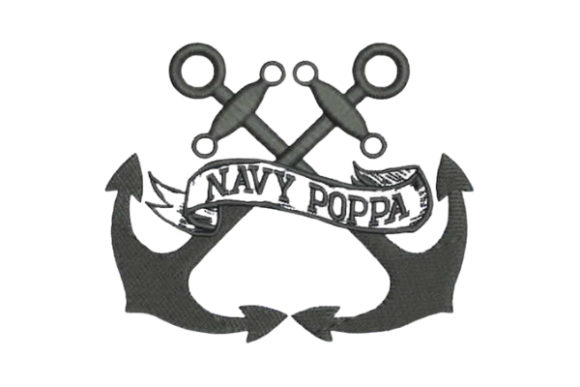 Navy Poppa Embroidery Review