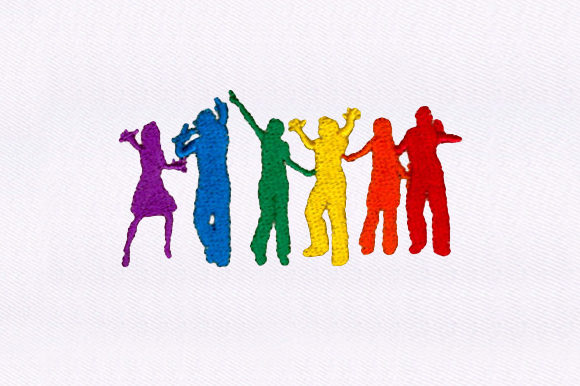 Partying Silhouettes Embroidery Design Review