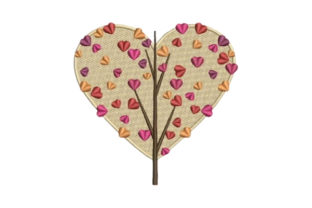 Tree with Heart Foliage Embroidery Review