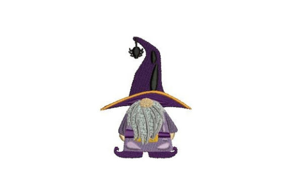 Witch Gnome: A Playful, Festive Halloween Embroidery Staple